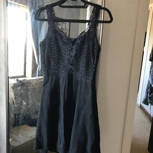 Black Jessica McClintock mini dress